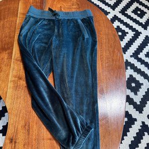 Athleta Velour Joggers - Deep Teal - M